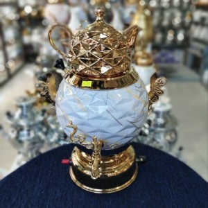 سماور طوفان 6 لیتری مدل سنگی مشبک