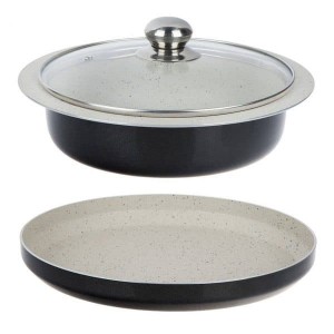 سه پارچه پیتزا و ته چین پزسایزیزرگ عروس تفلون