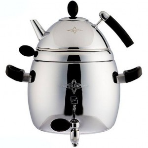 سماور روگازی جدید با قوری فلزی پلان مدل ۵۱۶۰