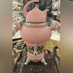 سماور 3 حالته صورتی