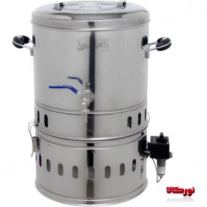 سماور گازی صنعتی 20 لیتری ترموکوبل دار دنیای استیل