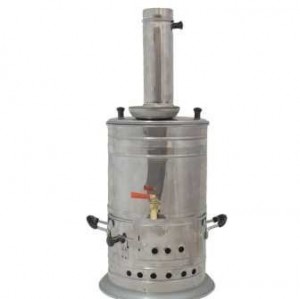 سماور استیل طرح هیزمی کد 17010002