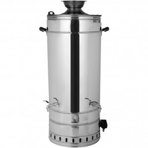 سماور صنعتی گازی دنیای استیل نوری مدل gbt 200 گنجايش 200 ليتر تک جداره بدون تنوره