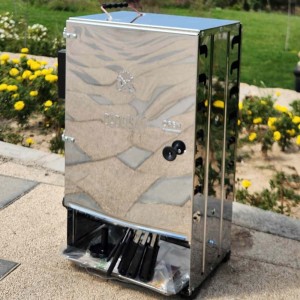 کباب پز دادلیسان 14 سیخ مدل تمام استیل + 28 عدد سیخ (ارسال فردا)