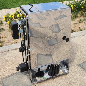 کباب پز دادلیسان 14 سیخ مدل تمام استیل + 28 عدد سیخ (ارسال فردا)