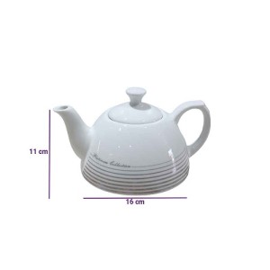 کتری و قوری کی اس تی شیردار 6 لیتر با قوری چینی مات KST-3074S