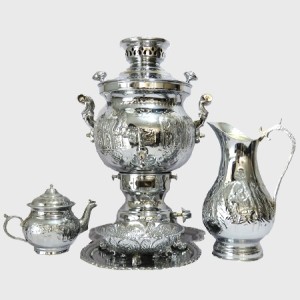 سرویس سماور گازی افسون جدید مهسا هخامنشی ۶ لیتری