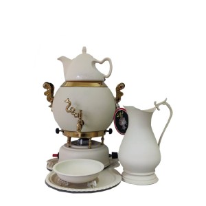 سماور طوفان تنوره دار سه کاره فندک دار کرم