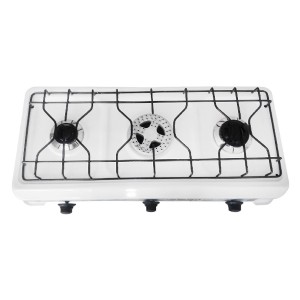 اجاق گاز رومیزی پولاد سه شعله معمولی و ساده (3 شعله)