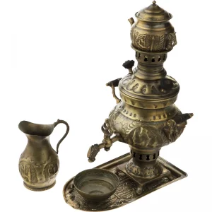 ست سماور دکوری مهرگان مدل 7890