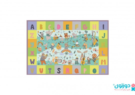 فرش بازی کودک ارکستر حیوانات