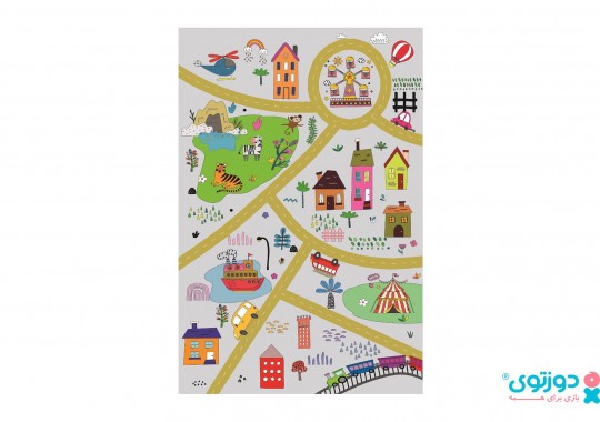 فرش بازی شهر کودک