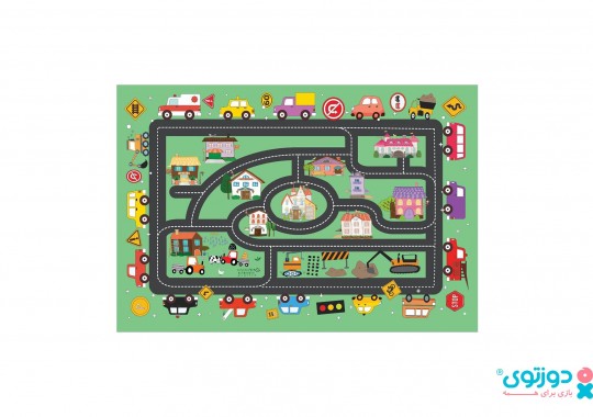 فرش بازی شهر ترافیک 2