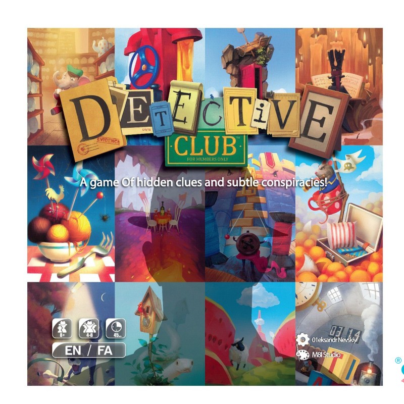 بازی  باشگاه کاراگاهان (detective club)