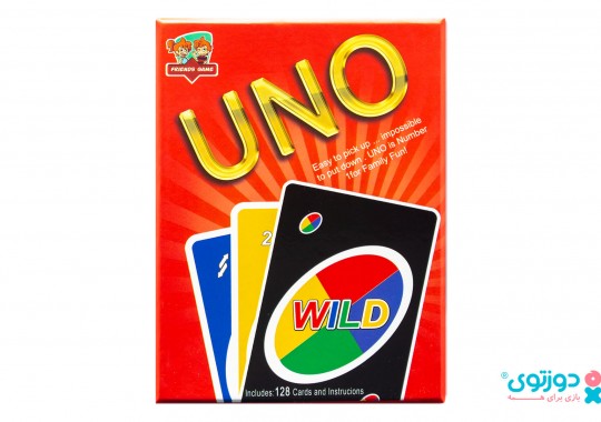 بازی فکری اونو 128 کارتی (Uno)