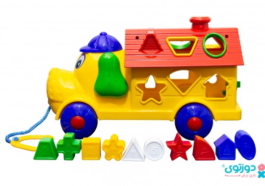 اسباب بازی ماشین جایگذاری اشکال تک توی (هپی پاپی)