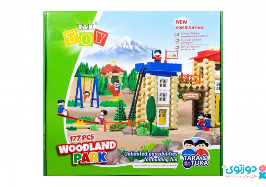 اسباب بازی پارک جنگلی 177 قطعه تک توی