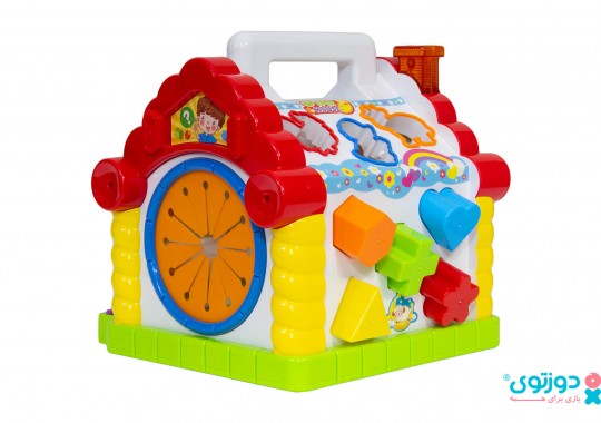 اسباب بازی نوزاد خانه موزیکال جایگذاری اشکال هولی تویز 739