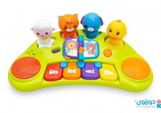 اسباب بازی نوزاد موزیکال ارگ و حیوانات 2103 هولا