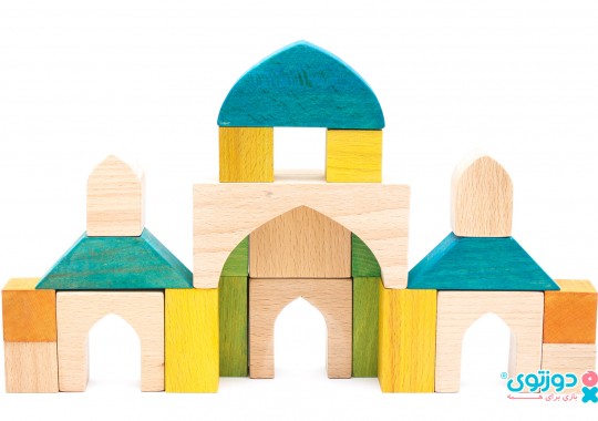 بلوک های ساختنی چوبی بیس تویز 40 قطعه