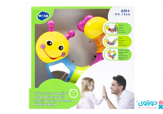 اسباب بازی نوزاد کرم هولا 786