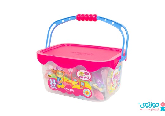 خمیر بازی آریا مدل لیا 14 رنگ