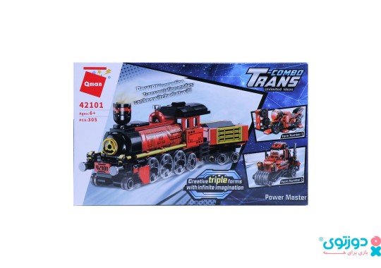 لگو قطار چند مدل کیومن (Combo Trans Qman 42101)