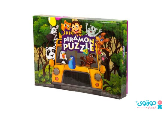 پازل فومی حیوانات خوشحال