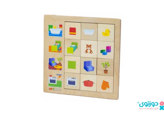 پازل چوبی رابطه (وسایل منزل)