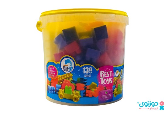 لگو سطلی قطعه درشت 138 تکه