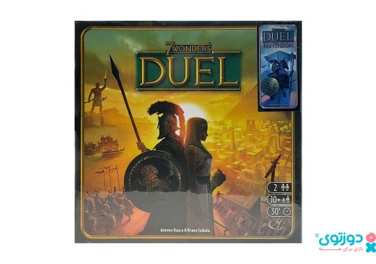 بازی فکری دوئل همراه افزونه (7Wonders Duel)