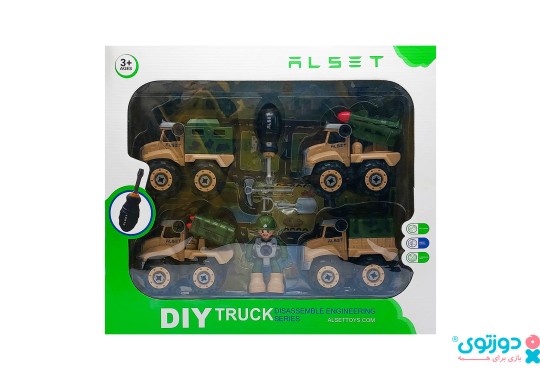 اسباب بازی ست ماشین جنگی