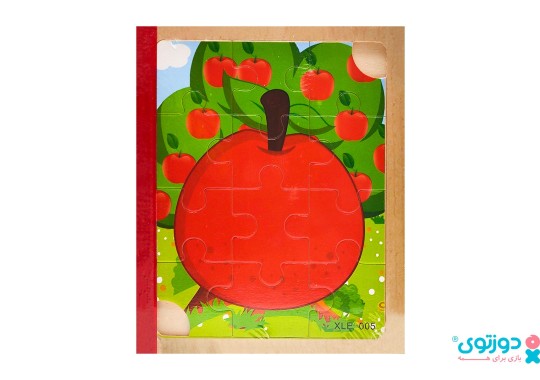 پازل چوبی کتابی میوه ها