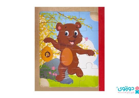 پازل چوبی کتابی حیوانات 2