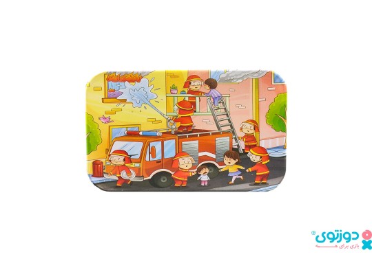 پازل چوبی 60 قطعه آتش نشانی