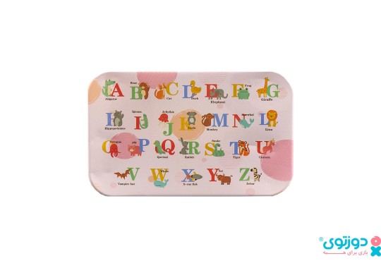 پازل چوبی 60 قطعه حروف انگلیسی