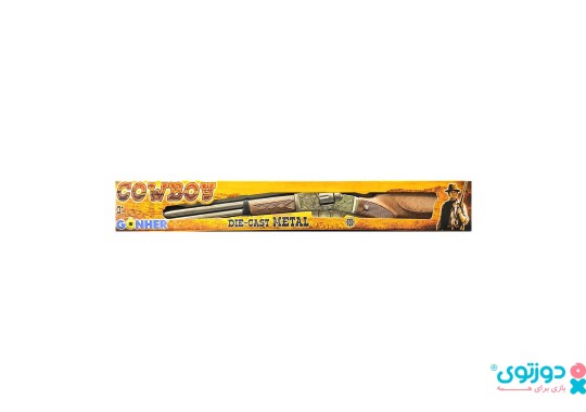 اسباب بازی تفنگ فلزی مدل COWBOY