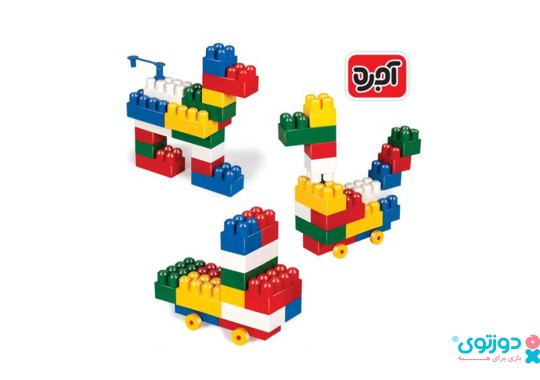 لگو قطعه درشت آجره 25 قطعه