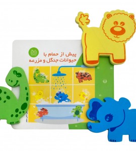 اشکال فومی حمام (حیوانات جنگل و مزرعه)