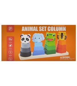 اسباب بازی مونته سوری چوبی حیوانات