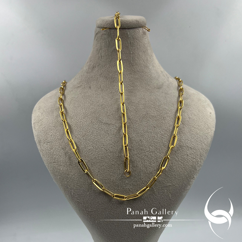 نیم ست طلا عروس | زنانه | دخترانه (طرح 11)