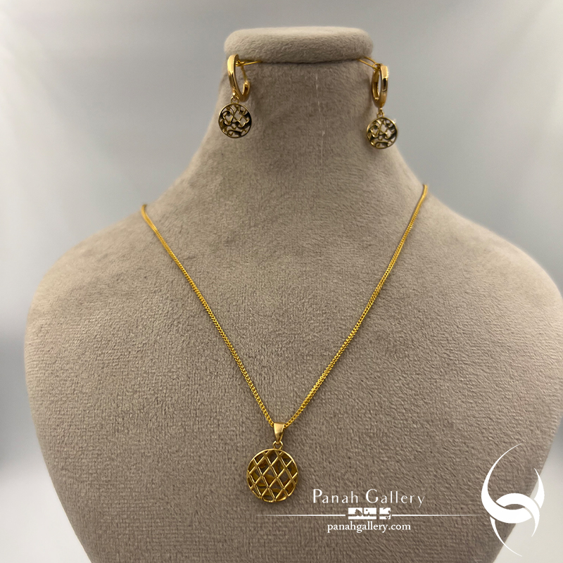 نیم ست طلا عروس | زنانه | دخترانه (طرح 10)