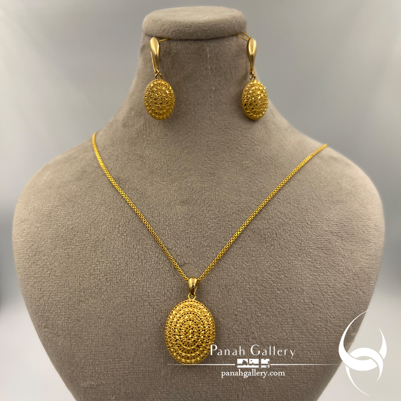 نیم ست طلا عروس | زنانه | دخترانه (طرح 5)