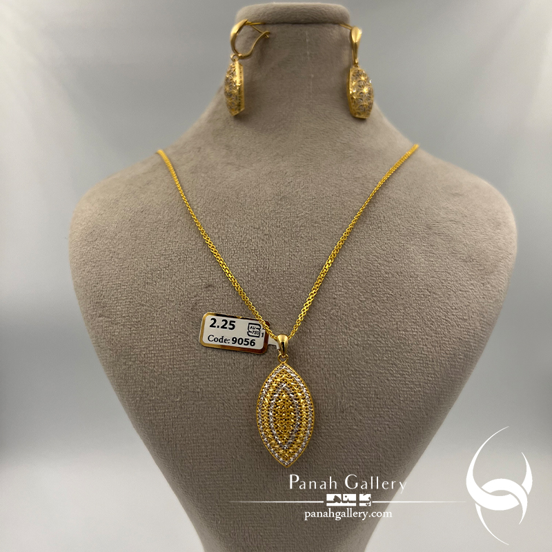 نیم ست طلا عروس | زنانه | دخترانه (طرح 3)