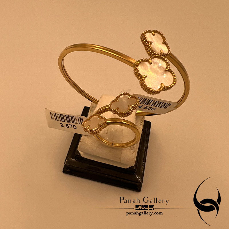 نیم ست طلا عروس | زنانه | دخترانه (طرح 2)