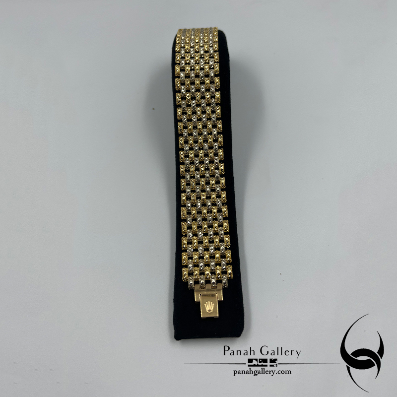 دستبند طلا زنانه | مردانه طرح (12)