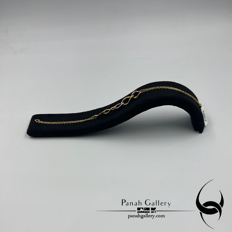 دستبند طلا زنانه | مردانه طرح (5)