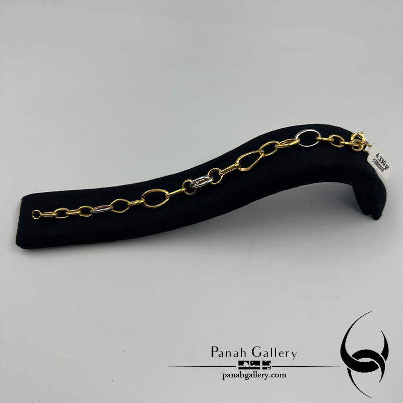 دستبند طلا زنانه | مردانه طرح (4)