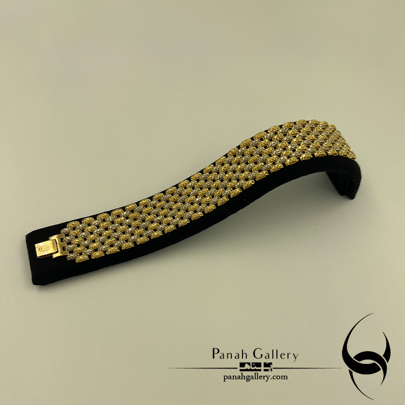 دستبند طلا زنانه | مردانه طرح (1)