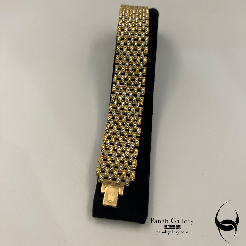 دستبند طلا زنانه | مردانه طرح (2)